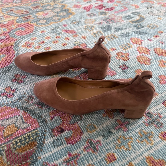 J. Crew mauve block heel pumps - Picture 2 of 4